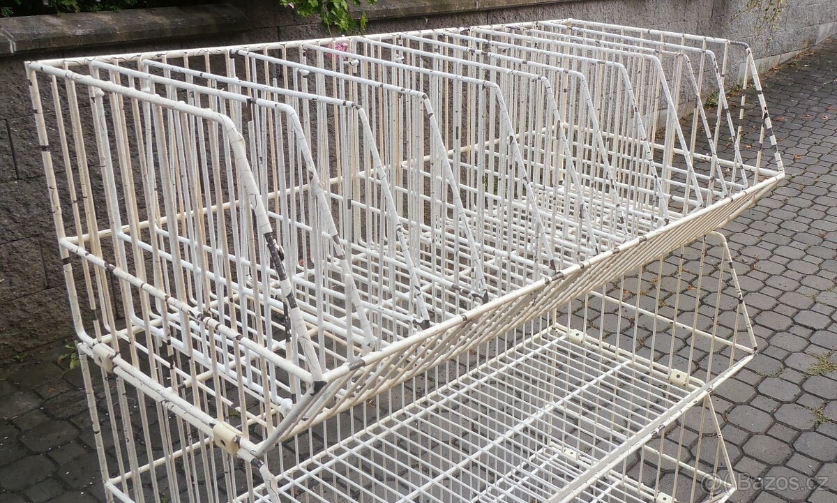 pojízdný úložný stohovatelný koš - 3