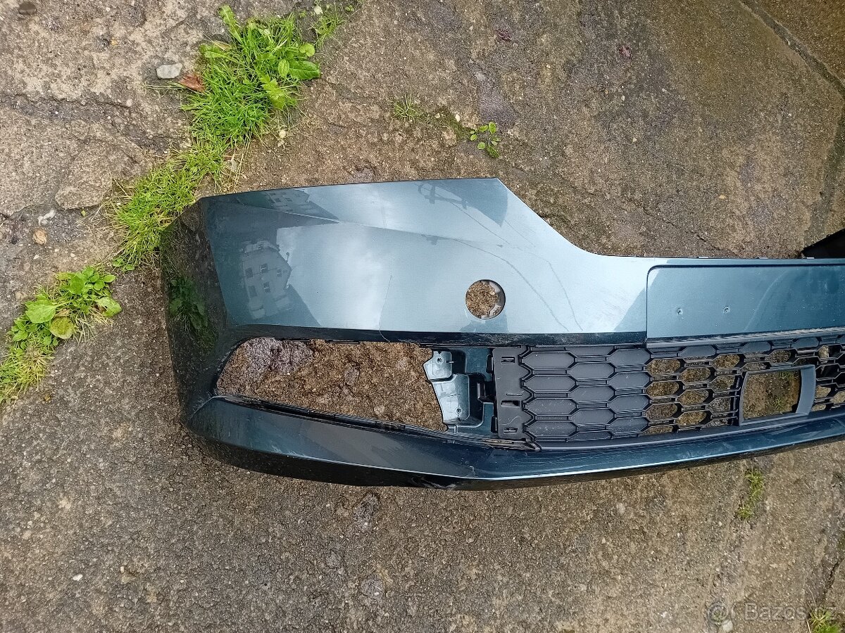 Škoda Fabia 4 – přední nárazník – originál, prasklinka - 3