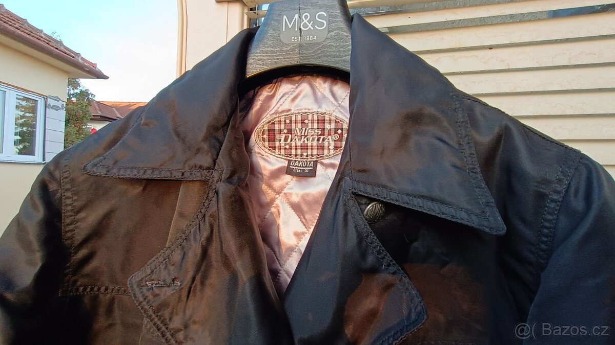 Luxusní kabát Dakota Dark Black - 3