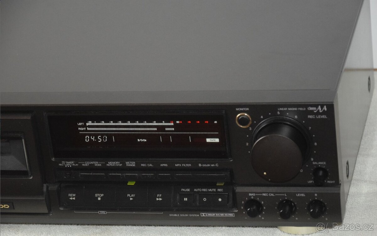 Tape deck TECHNICS RS-BX707, 3 hlavy, CLASS AA, Quartz DD - 3