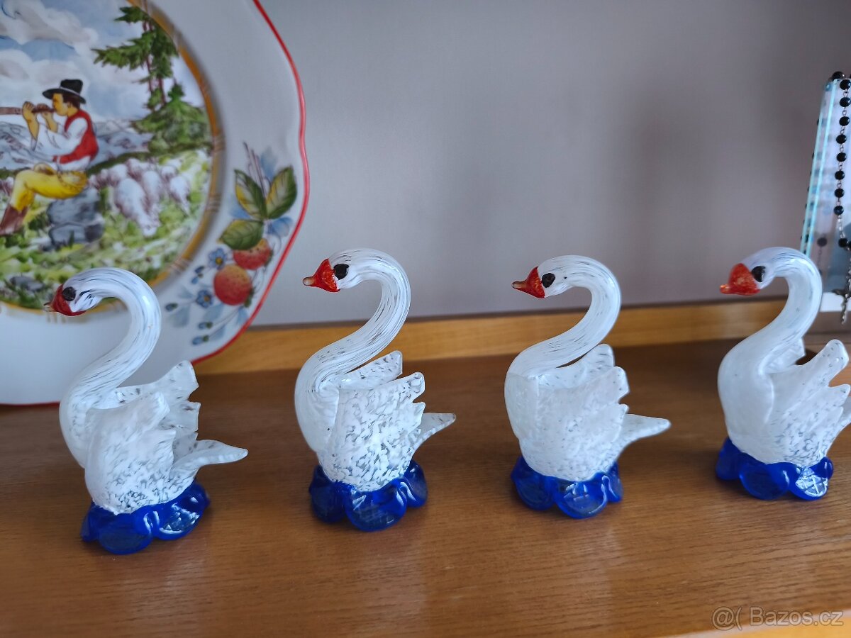 Labutě hutní sklo - 3