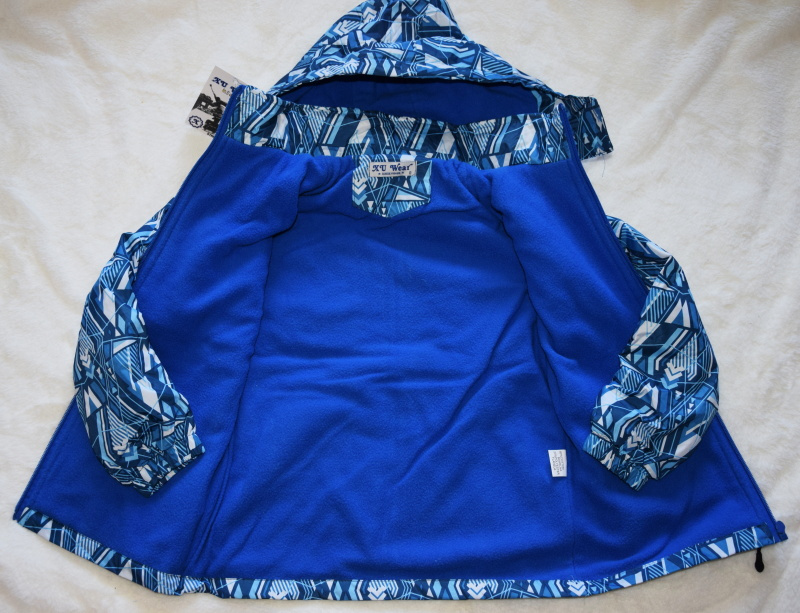 Šusťáková bunda s fleesem vel.116/122 NOVÁ - 3