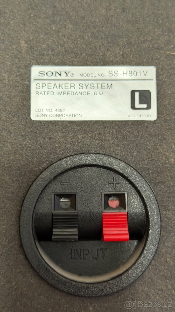 Sony SS-H801V - 3