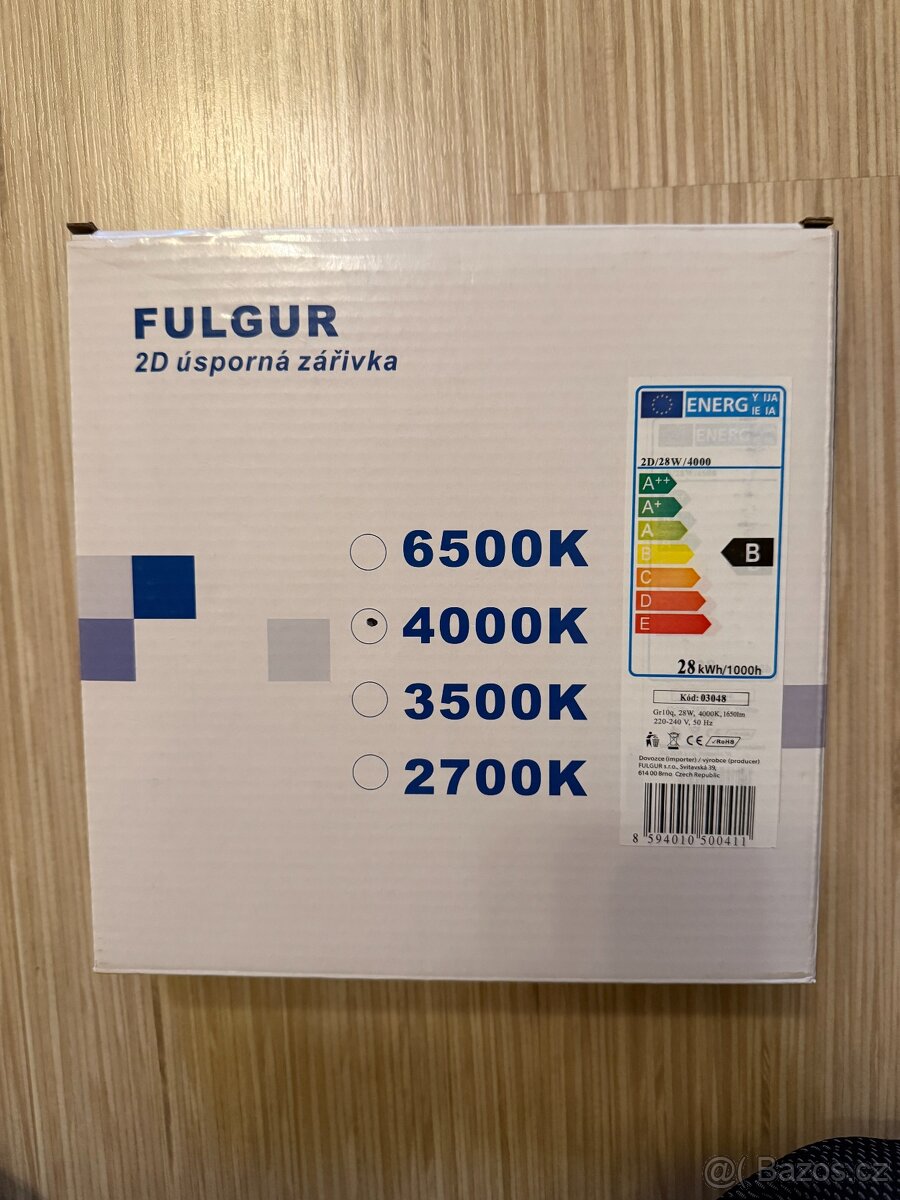 Úsporná zářivka FULGUR 3ks - 3