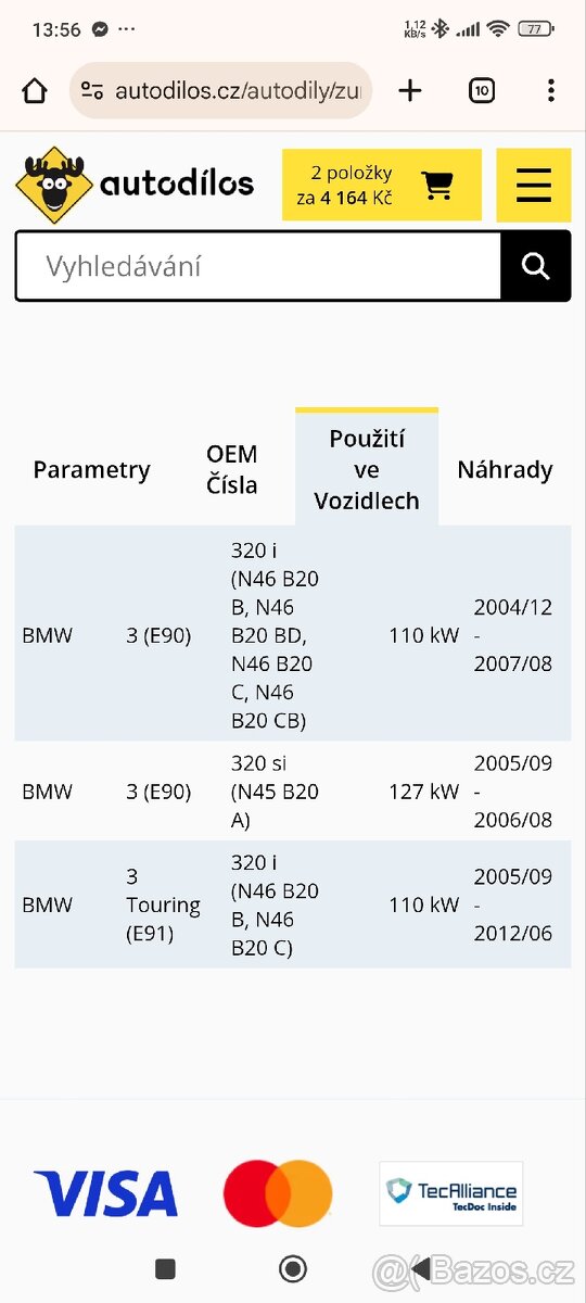 Kryt svíček ventilového víka - 3