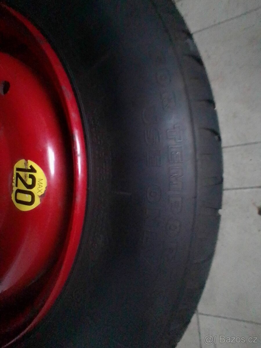 Originál rezervní kolo Michelin S 165/80/R15, disk 5x108 - 3