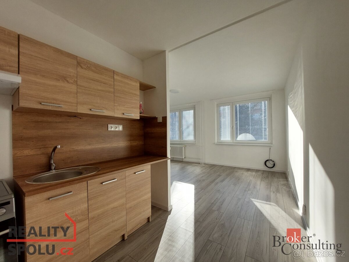 Pronájem, byty/1+kk, 35 m2, Na Kopci, Hamr, 43542 Litvínov, - 3