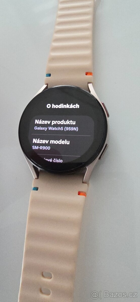 Chytré hodinky Samsung Galaxy Watch5 / 40 mm / Pink Gold - 3