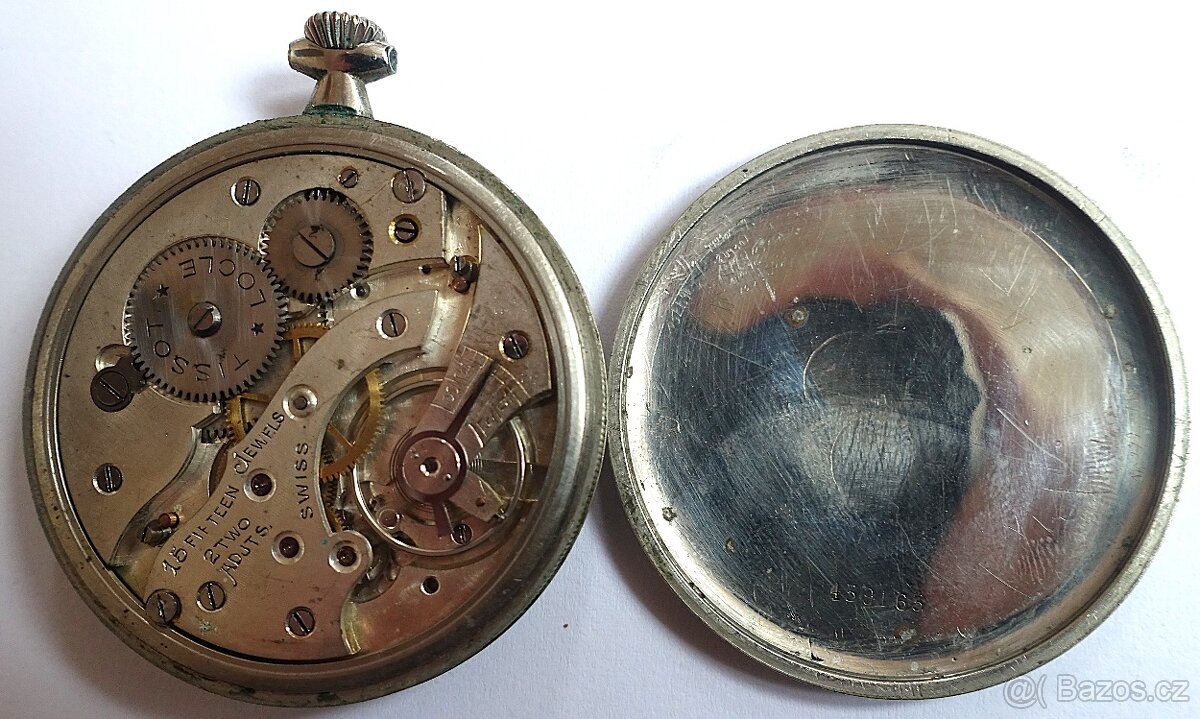 Kapesní hodinky Tissot – funkční, švýcarské, 15 jewels - 3