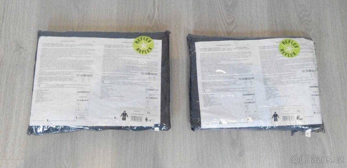 Nepromokavá pláštěnka do deště CXS Vento velikost XL - 2kusy - 3