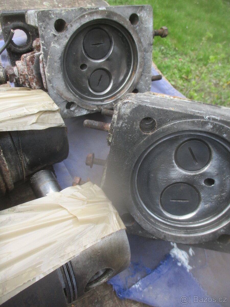 válce, motor, hlavy a náprava s uzávěrkou Multicar M 22 - 3