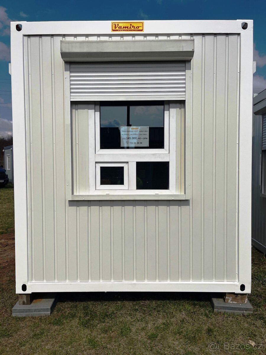 obytný kontejner 2,5x3m, vrátnice - 3