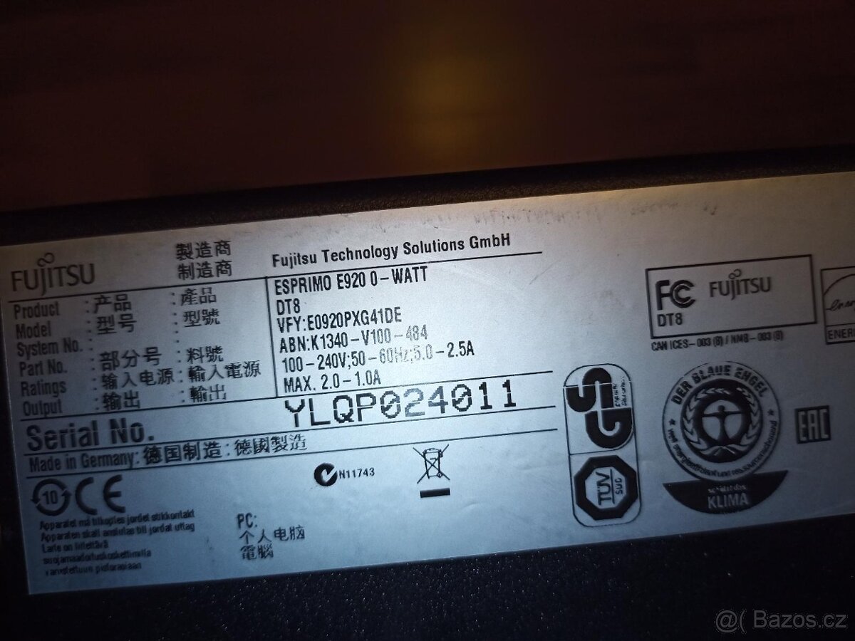 FUJITSU ESPRIMO E920 INTEL CORE i5 - 3