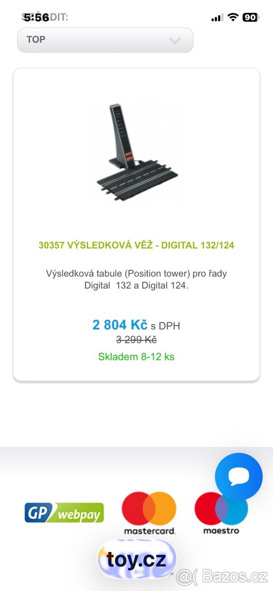 CARRERA DIGITAL INFORMAČNÍ DISPLAY - 3