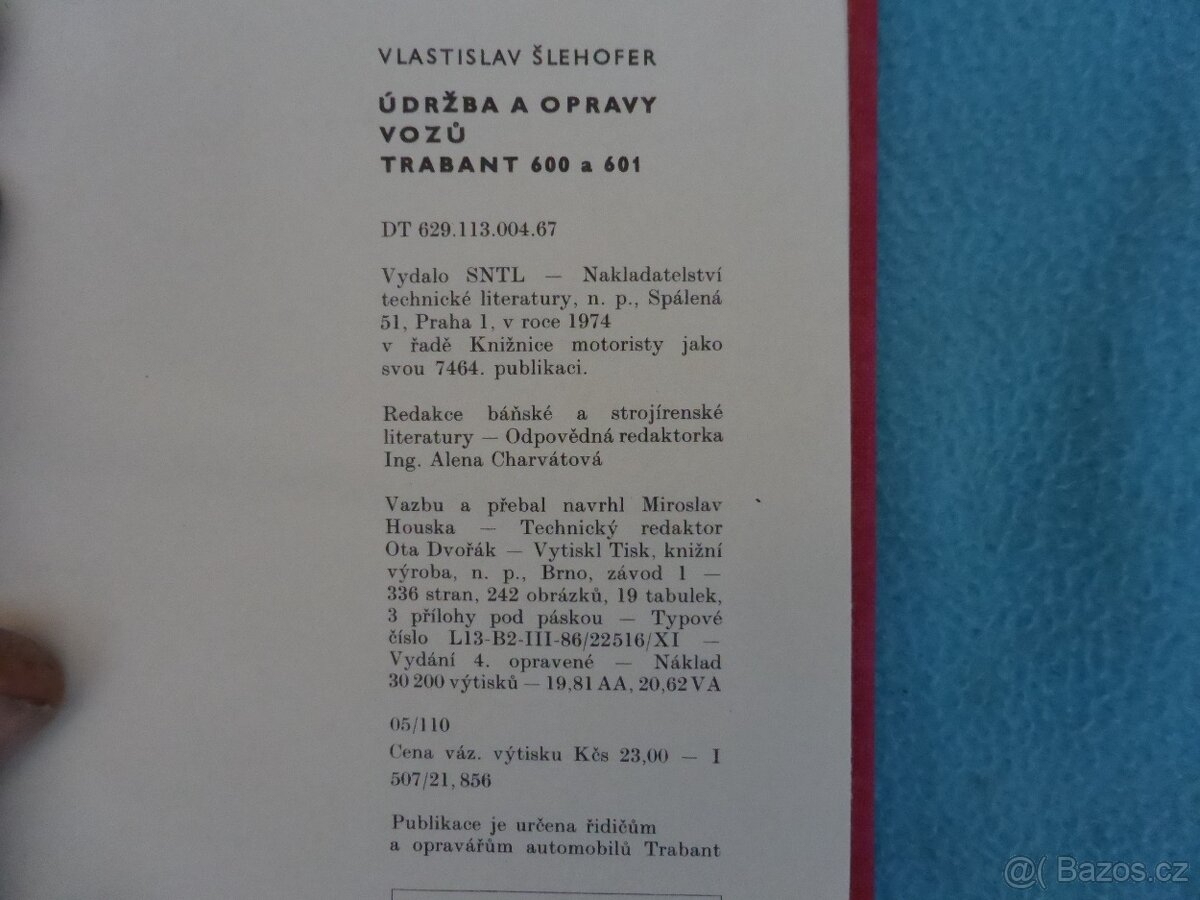 TRABANT 600 a 601 - dvě knihy - 3