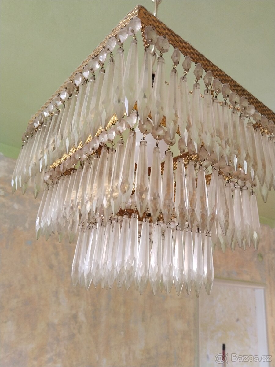 Křišťálový Retro lustr - 3