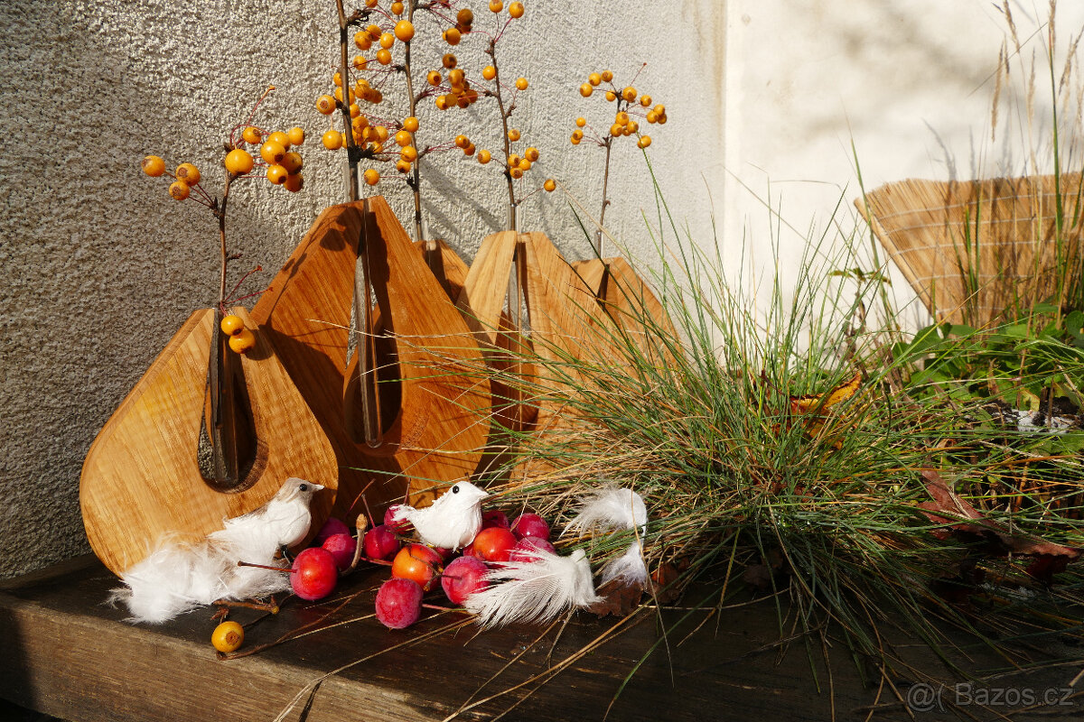 váza dřevěná-dubová - 3