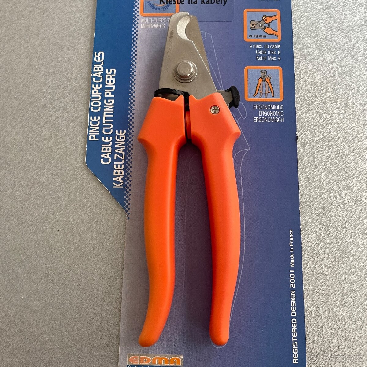 Kleště na kabely EDMA, nové - 3