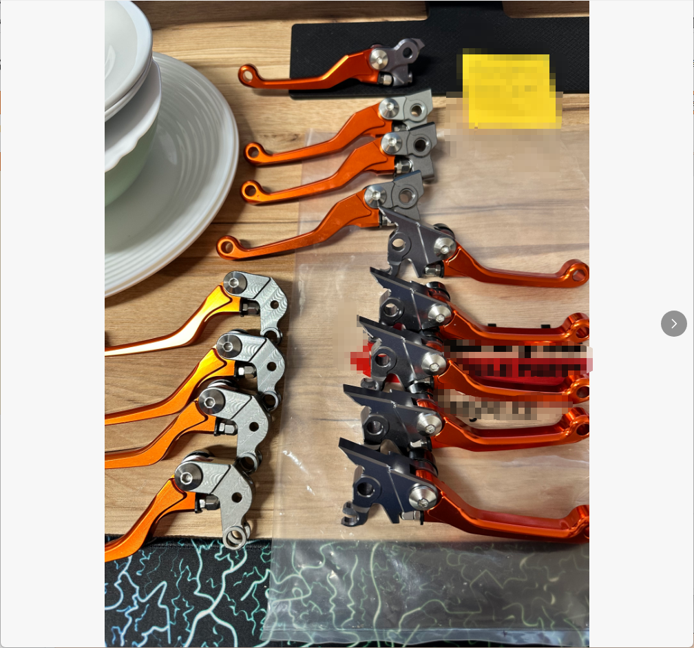 KTM 125-540 2004-2013 cnc páčky - 3