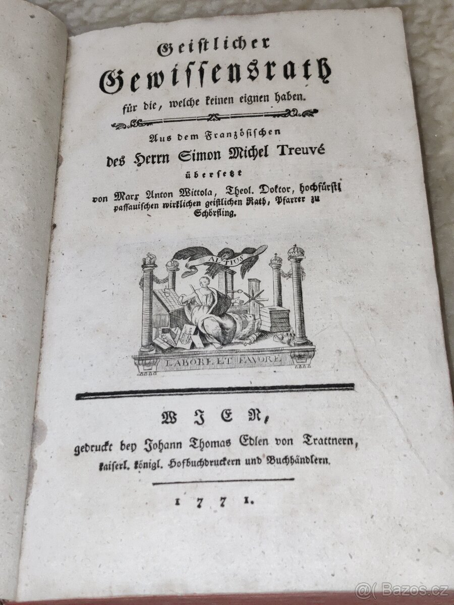 starožitná kniha z r.1771 - 3