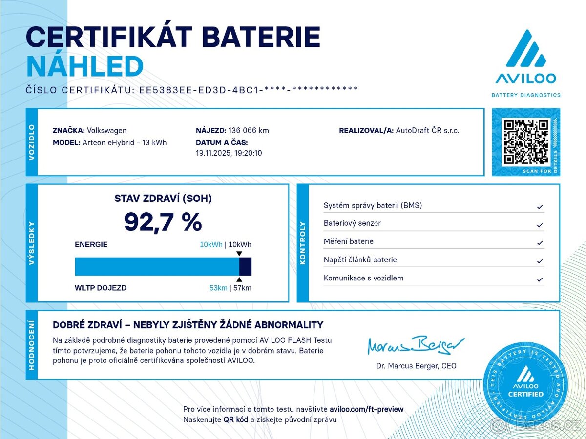 VW Arteon SB Elegance 1.4TSI 160kW DSG - záruka Autodraft - 3