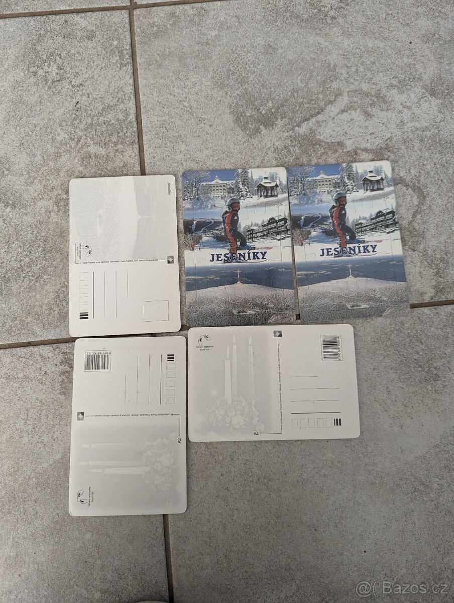 Prodám pohlednici puzzle - 3