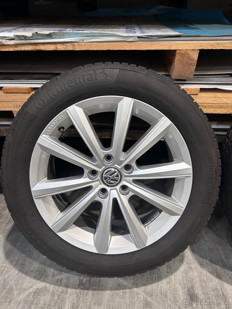 Zimní originální ALU kola R17 215/55 - 3