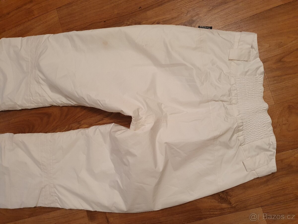 Damske lyzarske bile kalhoty na lyze Crivit insulate L/40 - 3