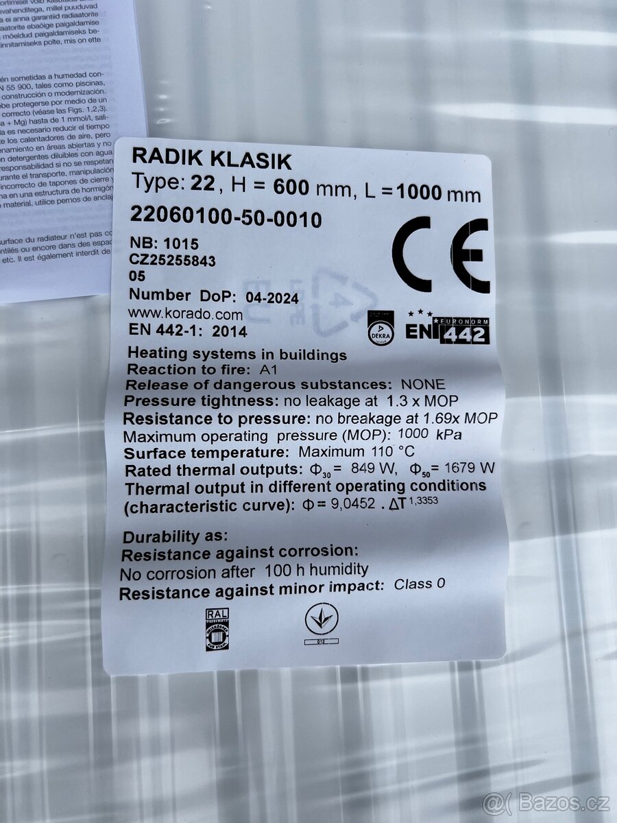 Deskový radiátor Korado - 3