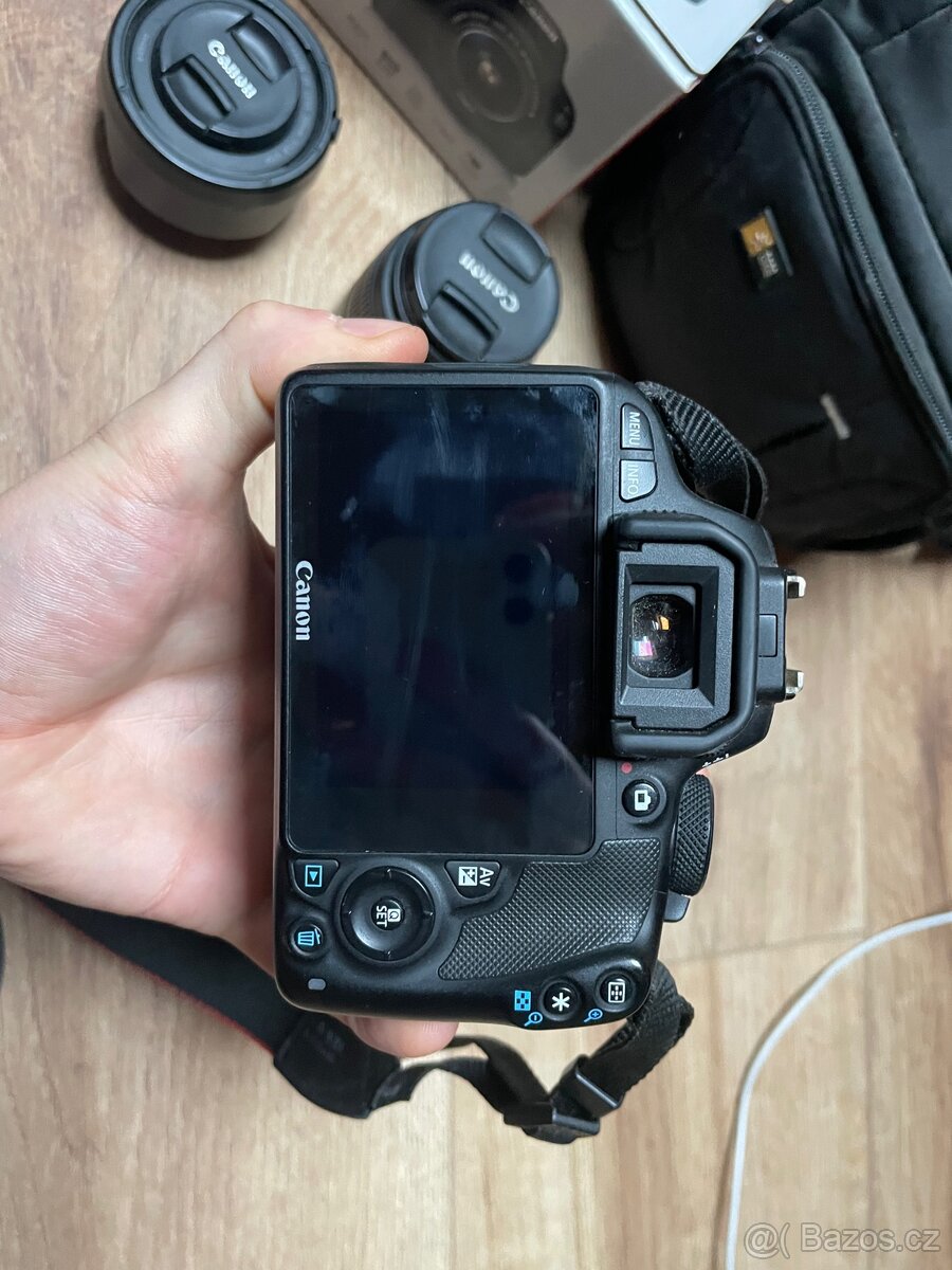 Prodám Canon 100D + 2 objektivy - 3