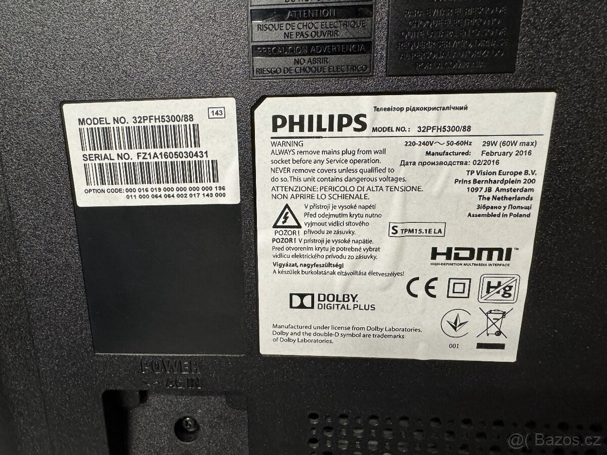 Televize 32" Philips - 3