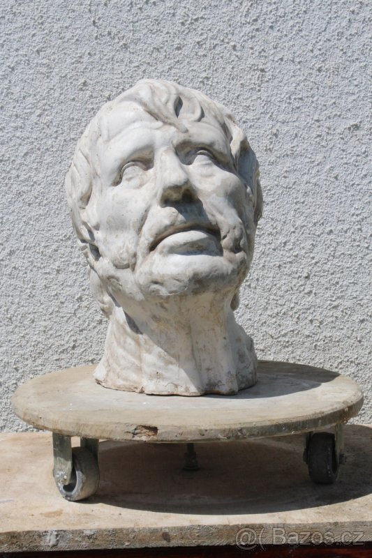 Sadrová busta (antický filozof - Seneca) - 3