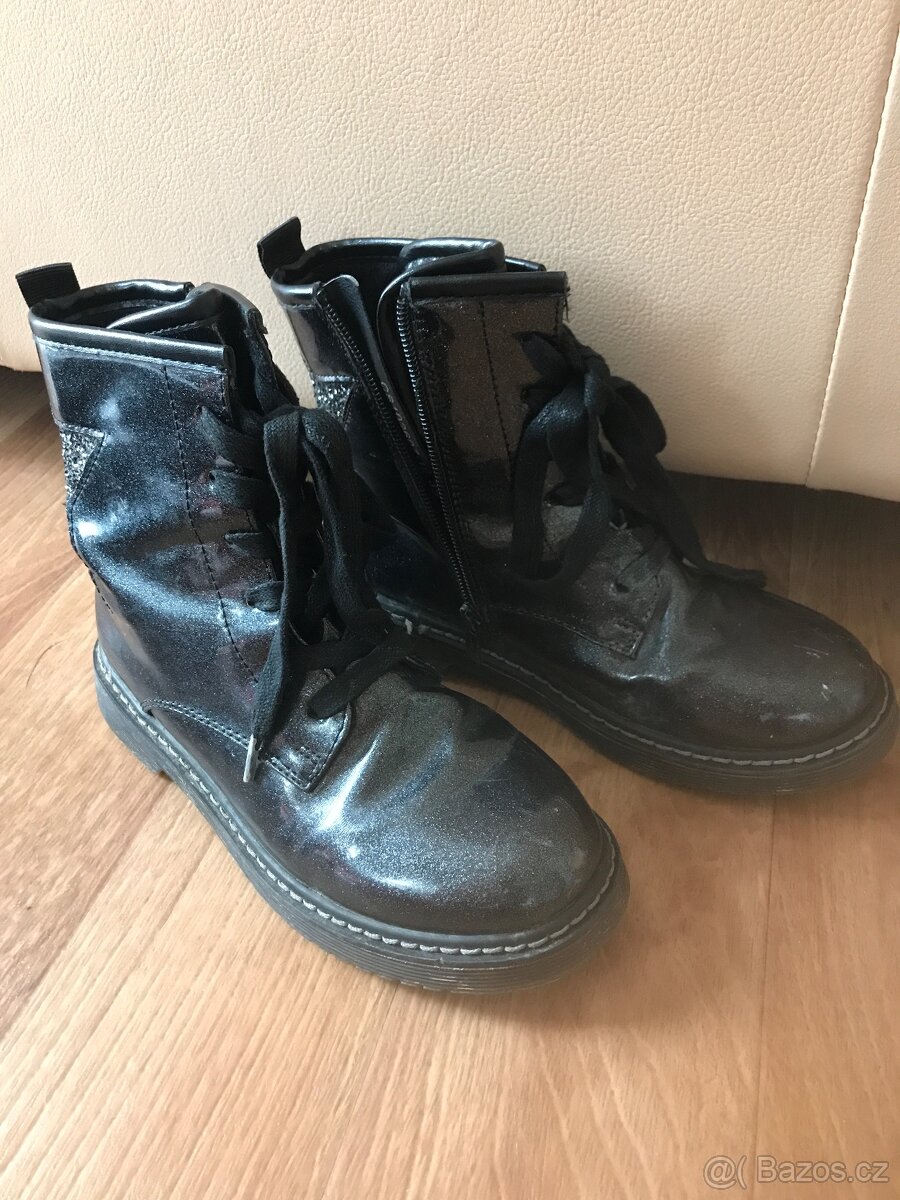 Dívčí kotníčkové boty vel. 35 - 3