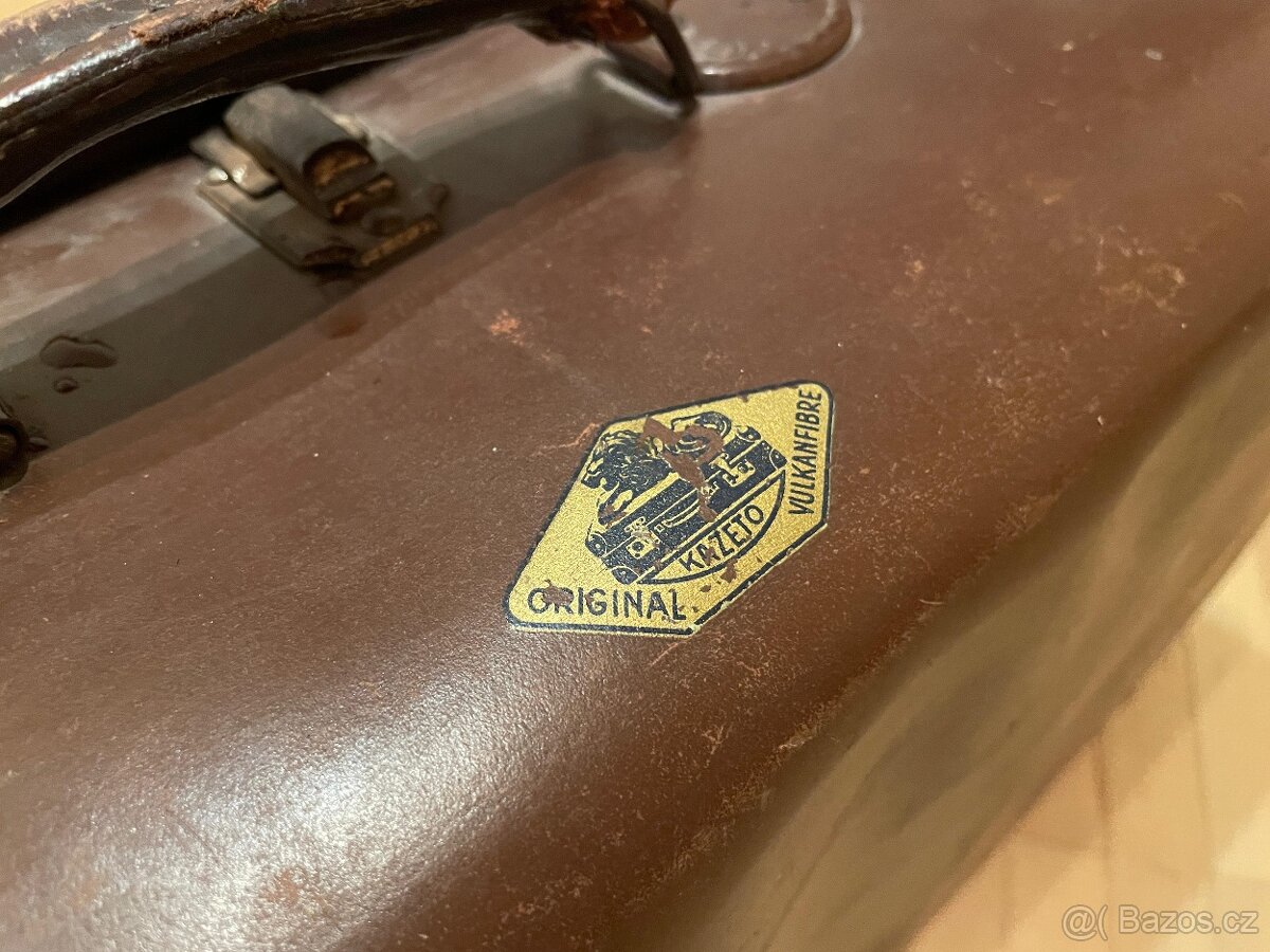 Starožitný cestovní kufr značky Kazeto - 3