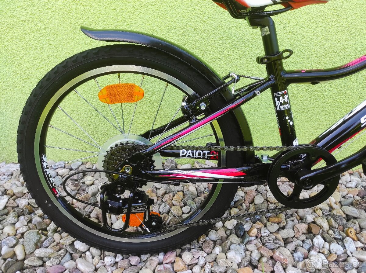 Značkové dětské kolo SUPERIOR 20" (černá/červená) - 3