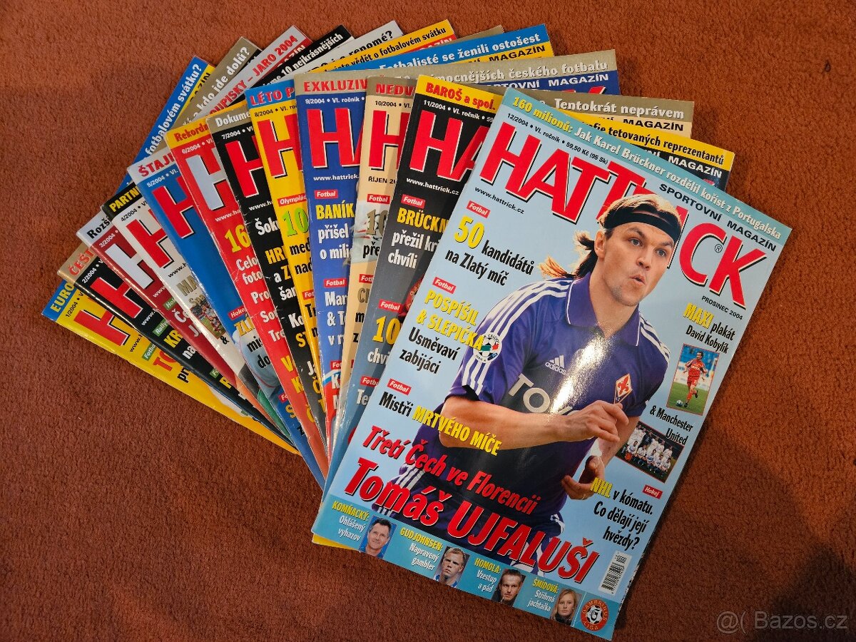 Časopisy ProFootball, Hattrick, ročenky, plakáty - 3