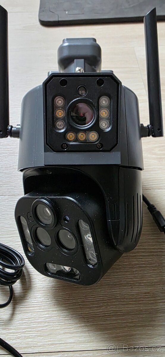 Venkovní otočná wifi kamera 4x objektiv 4MP 20x zoom - nová - 3