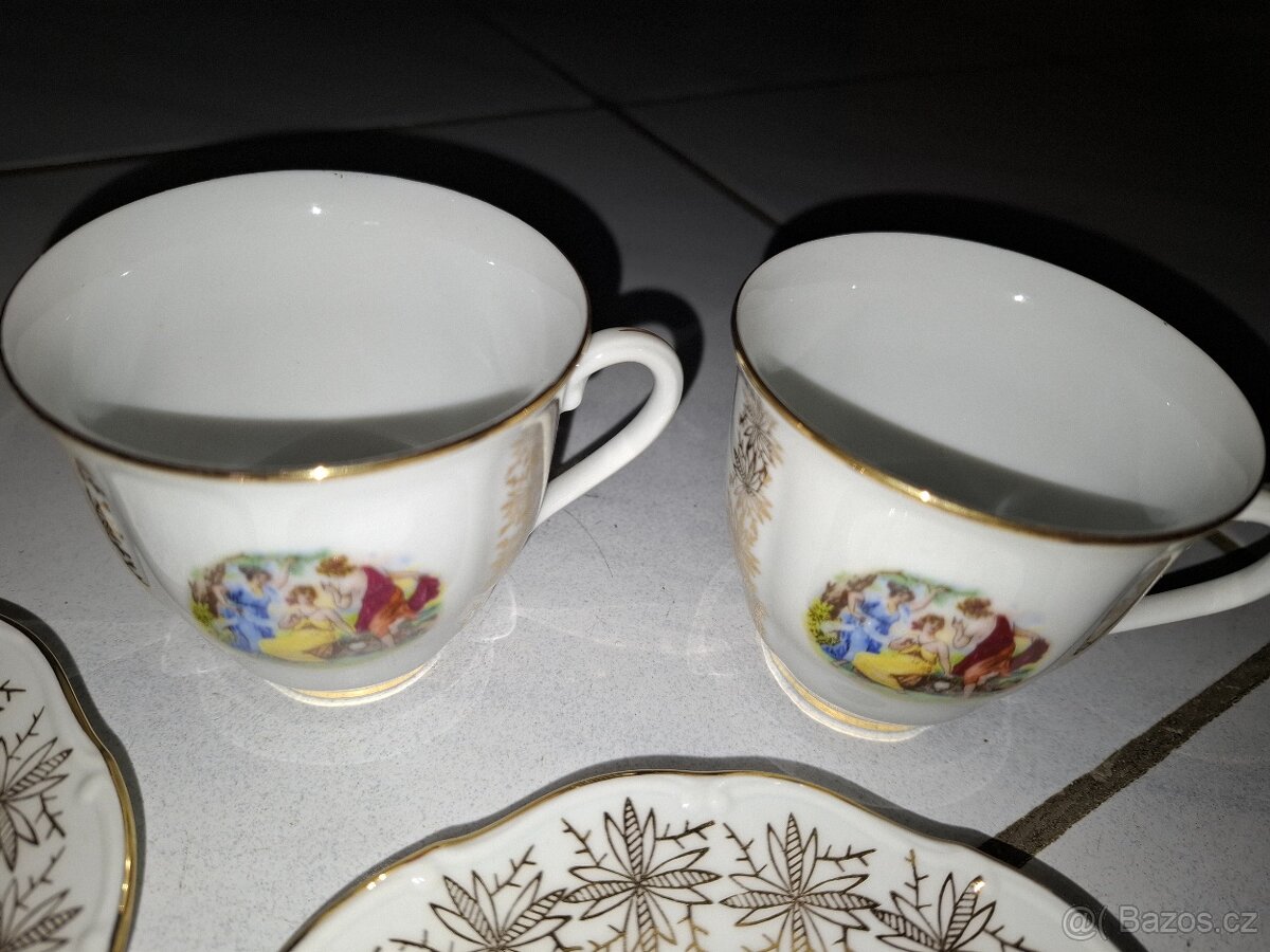 NOVÁ sada Starorolského porcelánu Tři grácie - 3