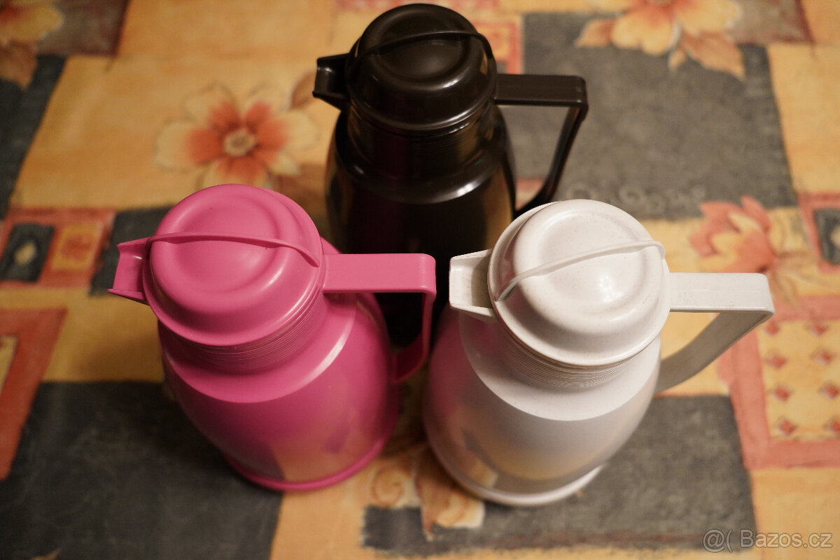 Retro termosky Vsetínské sklárny 3ks - 3