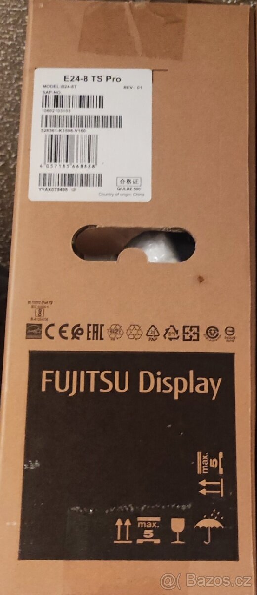 Monitor 24" Fujitsu E24T-8 TS Pro, VGA, DP, DVI, NOVÝ - 3