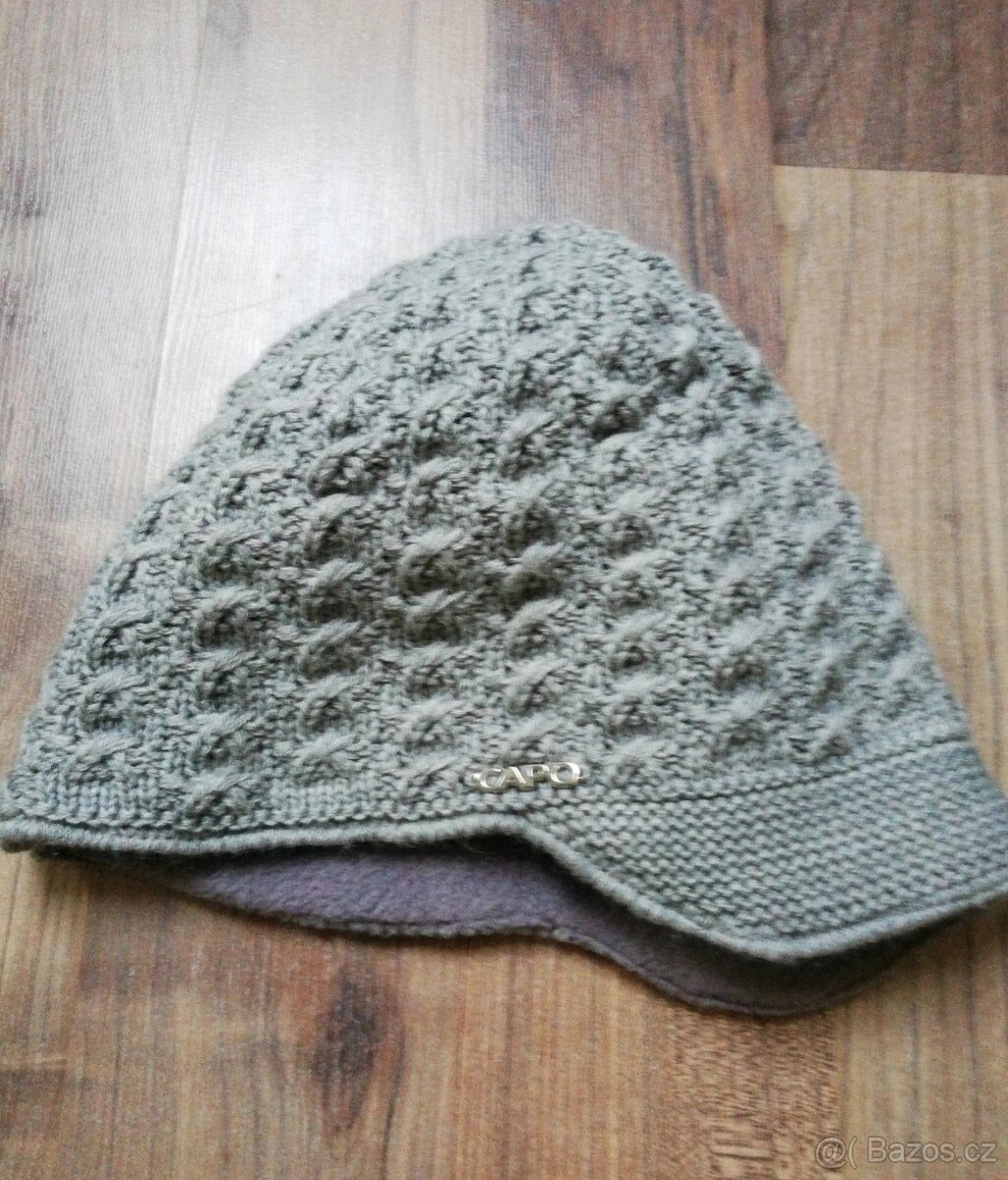 Zimní dámské pletene čepice - 3