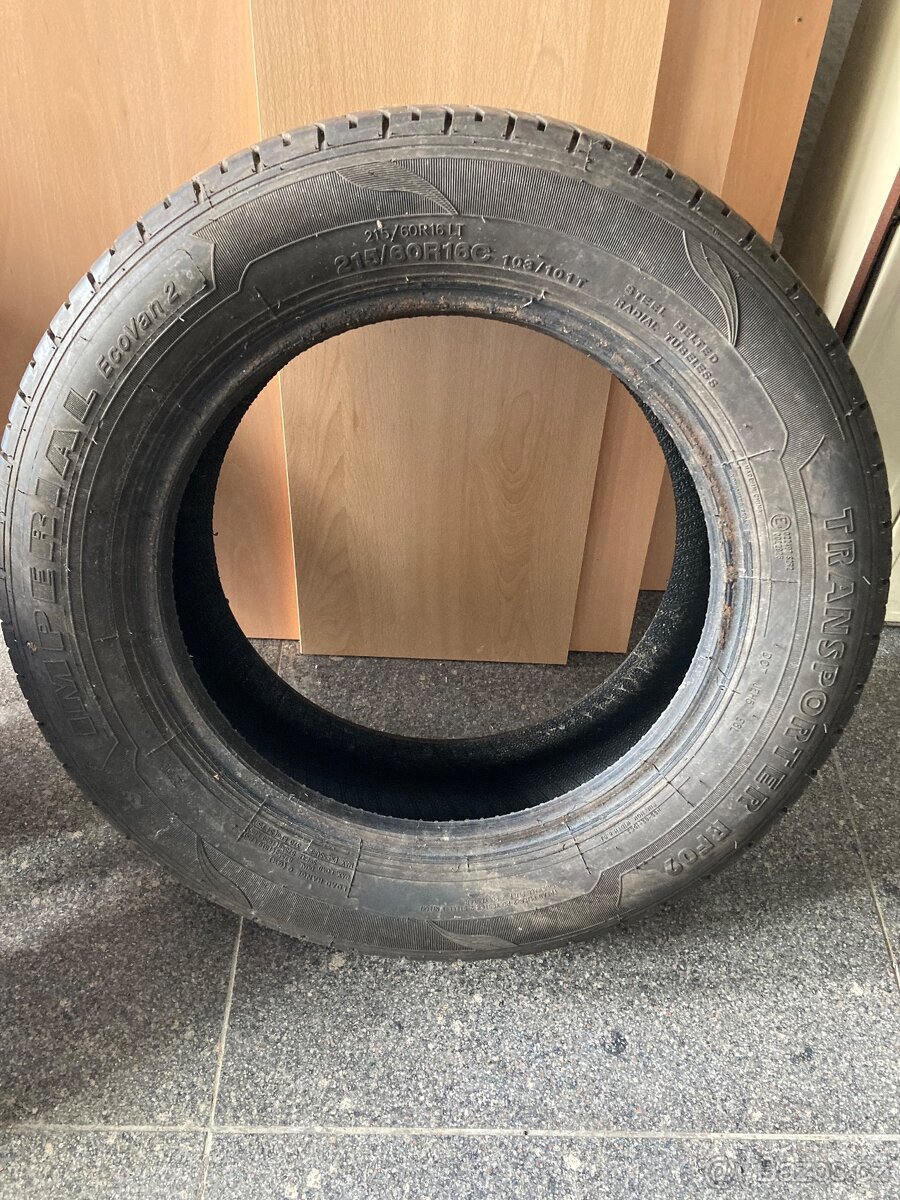 215/60 R16 C. Letní pneu 2 kusy - 3