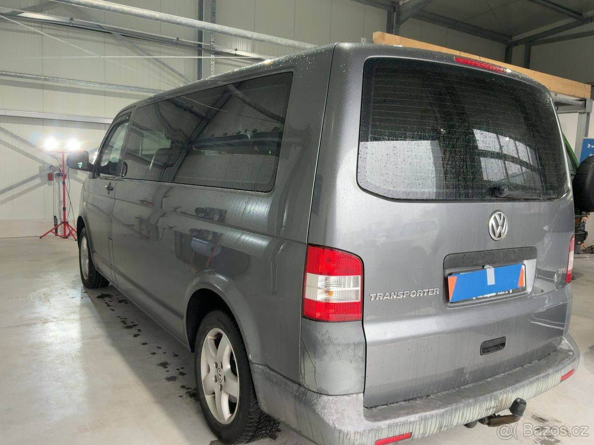 VW T5 Transporter 2.0 TDI 103kW,LONG,9 míst,tažné,navi - 3