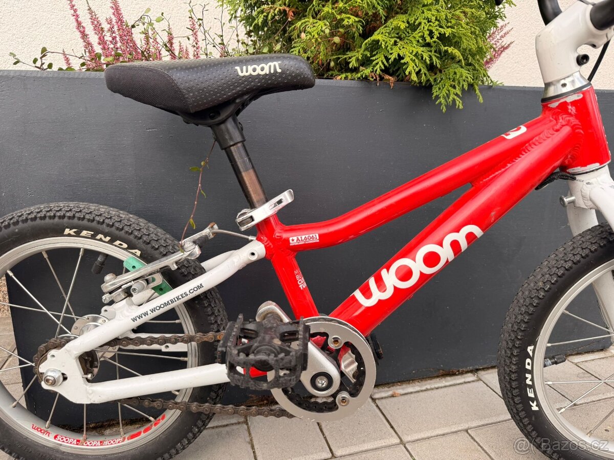 Dětské kolo Woom 2 (14") červené - 3