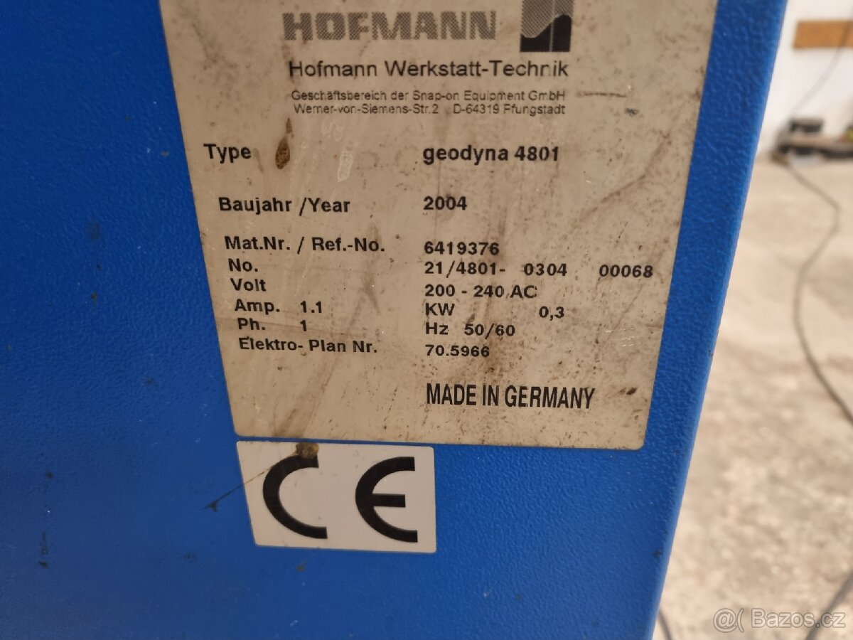 Vyvažovačka kol Hofmann Geodyna 4800 - 3