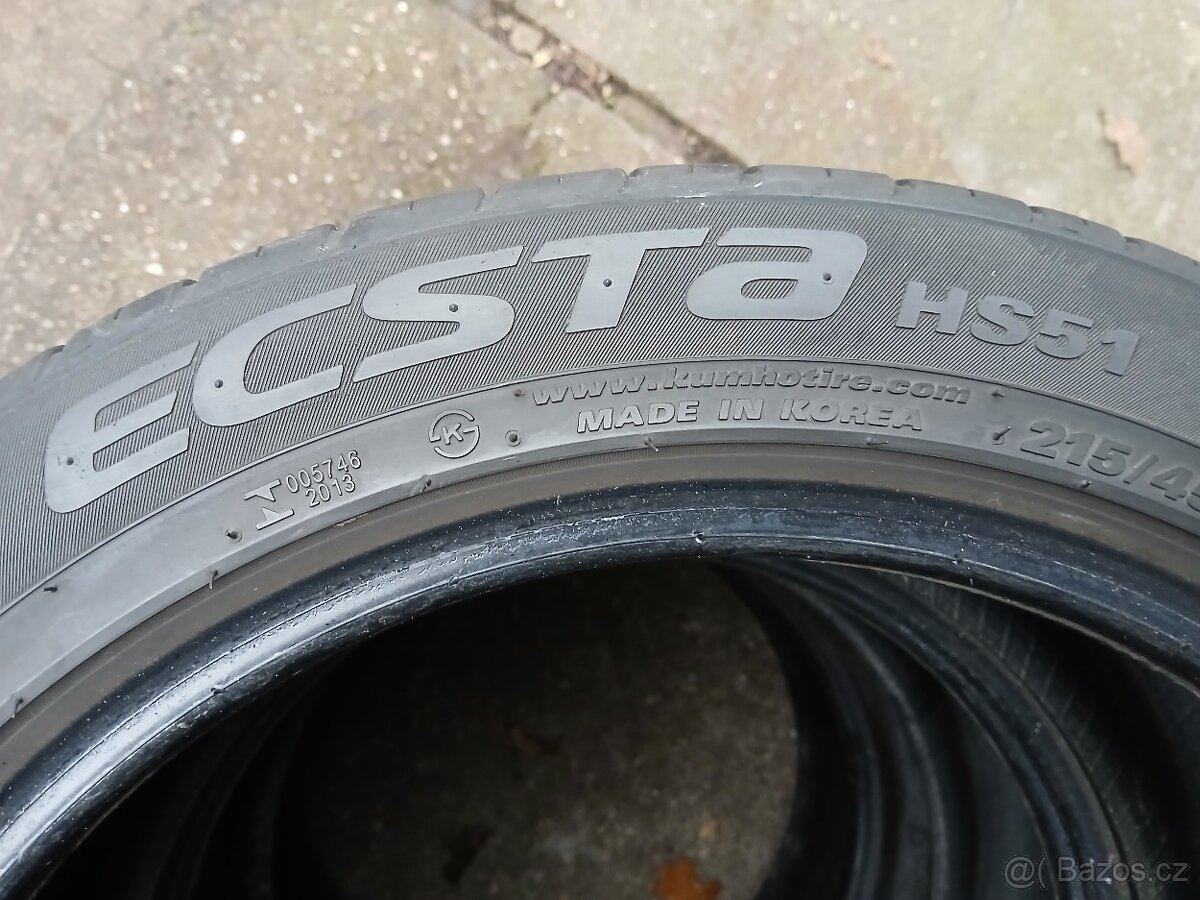 2ks letní pneu 215/45/16 - 3