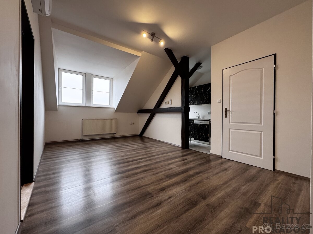 Pronájem prostorného podkrovního bytu 3+1 v Hodoníně – ulice - 3