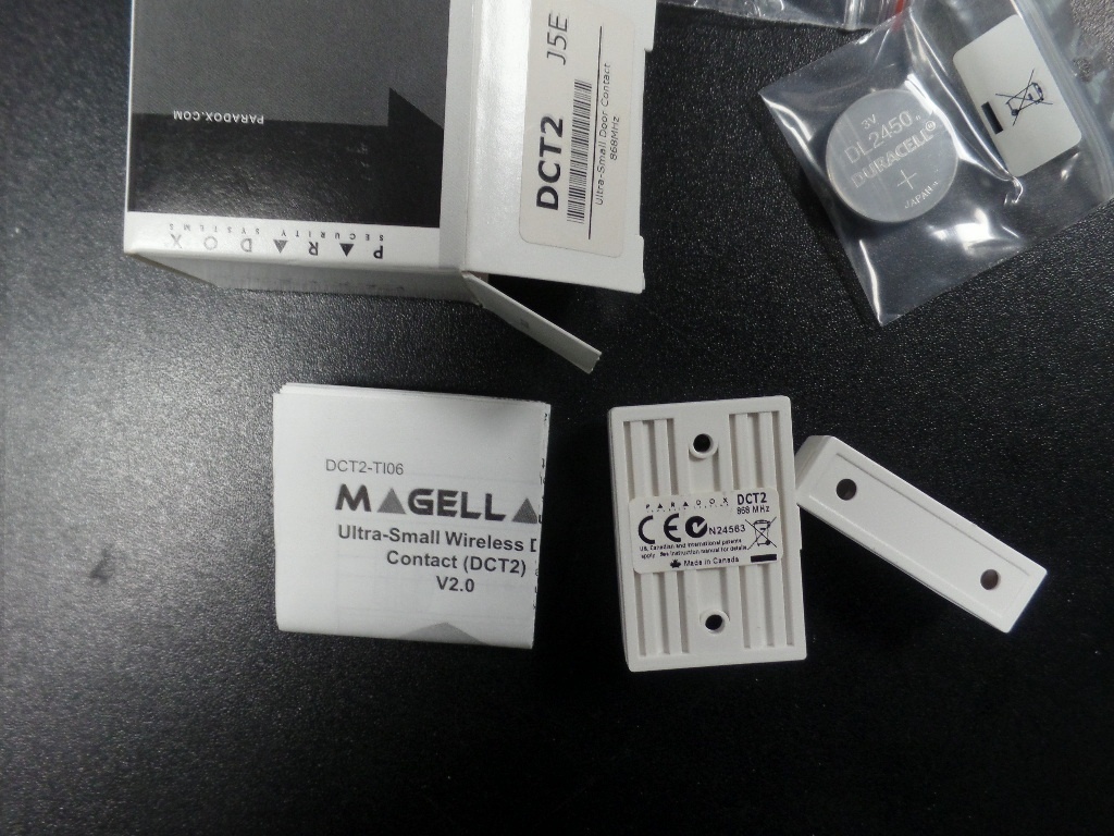 Paradox DCT-2 868 bezdrátový magnetický kontakt NOVÝ - 3