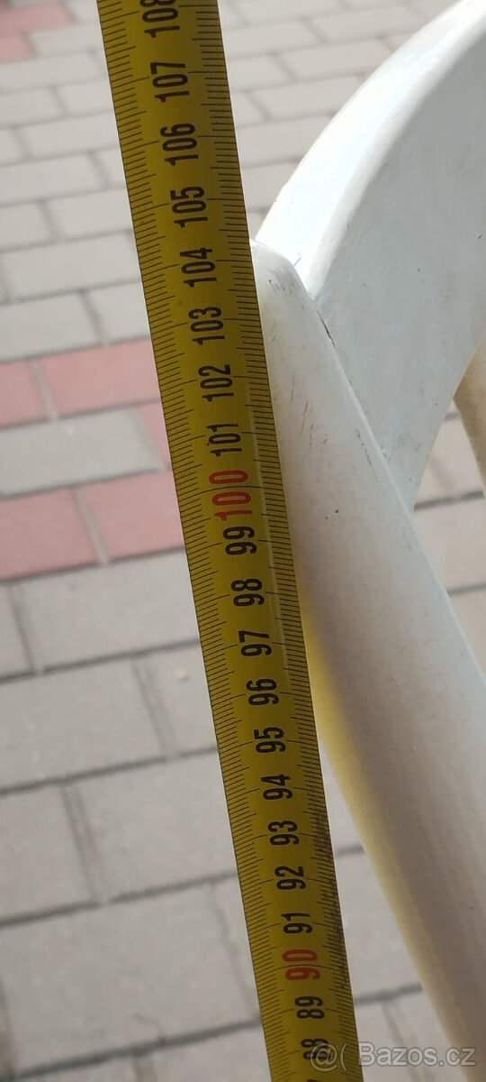 Židle bílá vysoká - 3