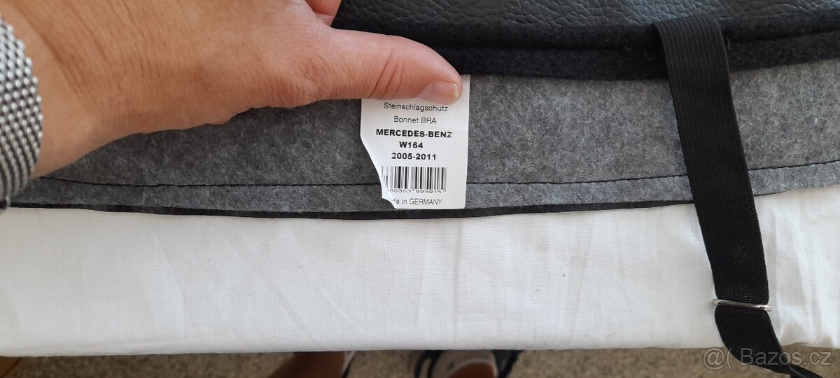 Kožený potah na kapotu Mercedes Benz ML W164 - DE výrobek - 3